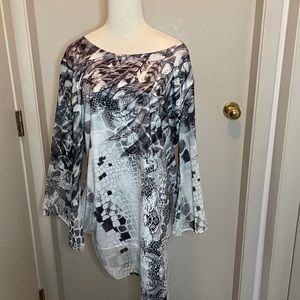 Creation XXL asymmetrical soft blouse
